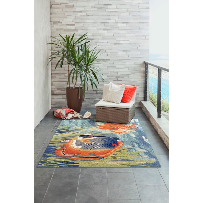 Liora Manne Ravella Tropical Fish Indoor/Outdoor Rug