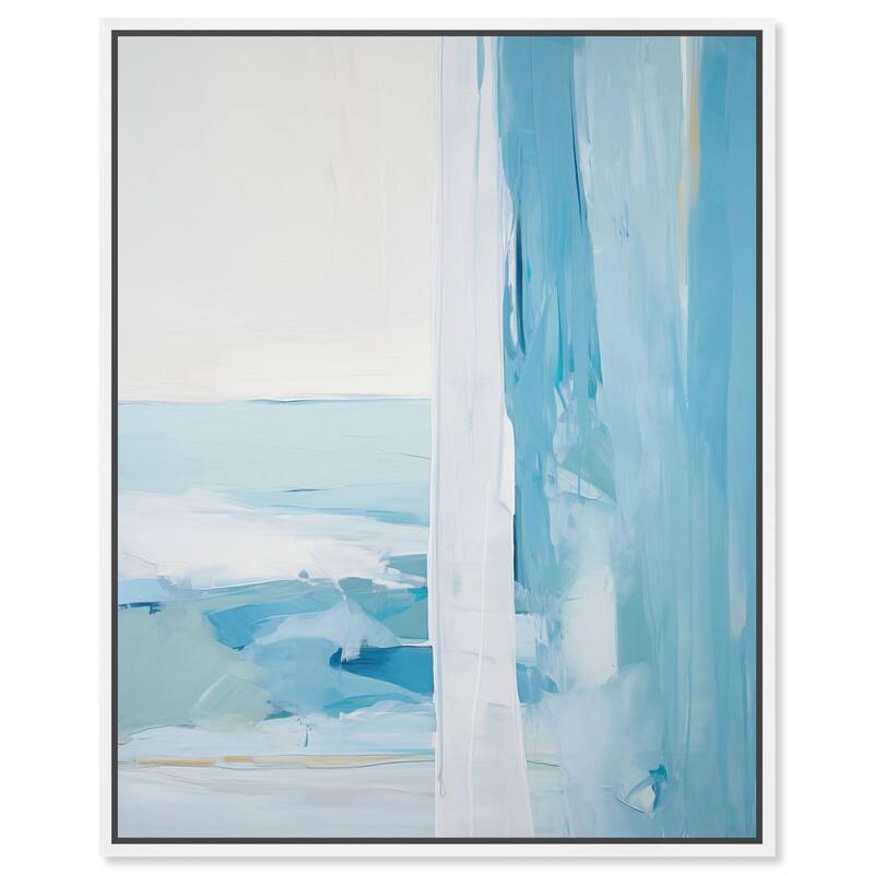 Transcendent Tides II Canvas by Art Remedy - 16" x 20" - White