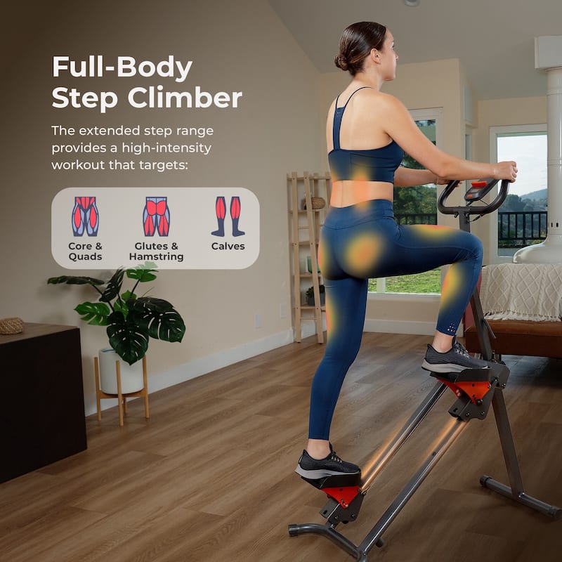 Sunny Health Foldable Smart Cardio Step Climber SF-S024035
