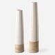 preview thumbnail 1 of 1, Uttermost 18156 Ivory Sands Ceramic Decorative Vases - Set of 2 White