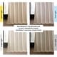 preview thumbnail 18 of 70, Exclusive Fabrics Raw Linen Weave Light Filtering Curtains for Bedroom & Living Room Curtains Pair - 2 Panel Drapes