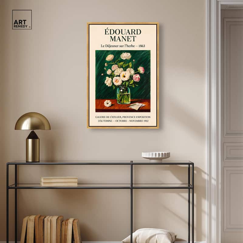 Manet's Floral Canvas by Art Remedy