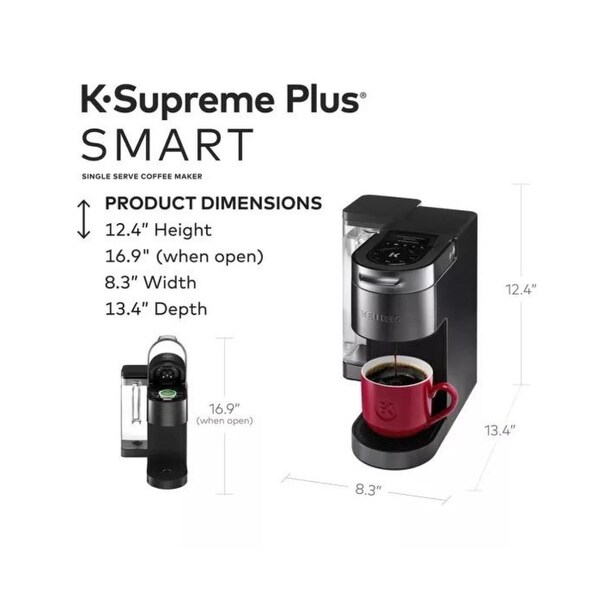 Keurig K-Supreme Single Serve Coffee Maker w/ 96-Count Pack K-Cup