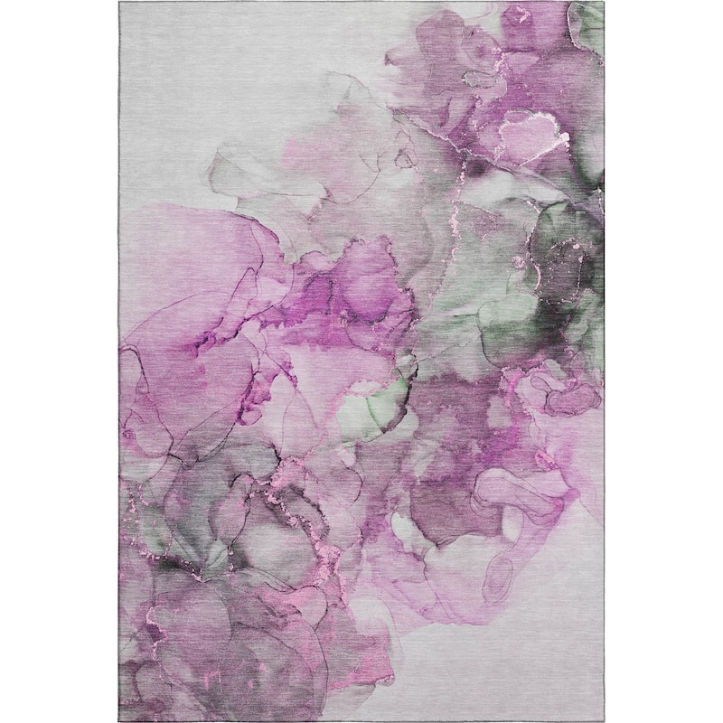 Premium Washable Super Soft Contemporary Watercolor Mayfield Rug