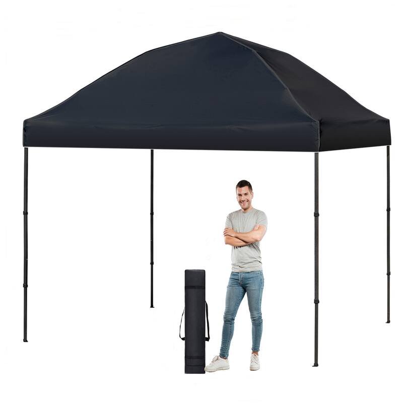 10' x 10' Pop Up Canopy Tent,Outdoor Canopy Tent for Event, Parties, Camping Portable Easy with Carry Bags
