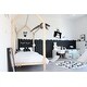 preview thumbnail 4 of 10, 2xhome Plastic Chair With Arms Armchair Eiffel Dowel Leg Natural Wood For 3 4 5 6 Years Kids Student School Classroom Home Desk