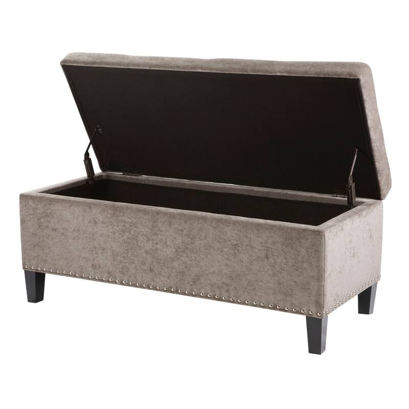 Stylish Mid-Century Modern Upholstered Tufted Storage Bench - Perfect for Versatile Spaces