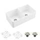 Sink w- grid & drain cover - Polished Chrome