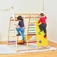 preview thumbnail 15 of 20, Costway 8-in-1 Jungle Gym Playset, Wooden Climber Play Set with Monkey