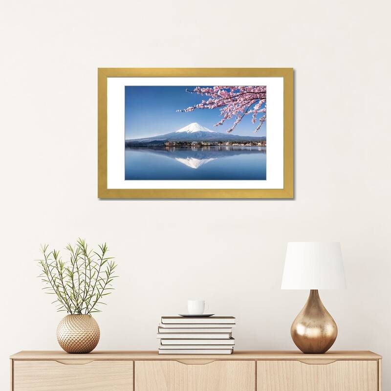 iCanvas "Mount Fuji In Spring" by Jan Becke PFA