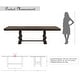 preview thumbnail 7 of 5, Fremont & Park Meyersdale Wood Expandable Dining Table