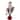 Fraser Hill Farm 50-In. Iron Santa Claus Holding Gift and Lantern with Removable Lawn Stake