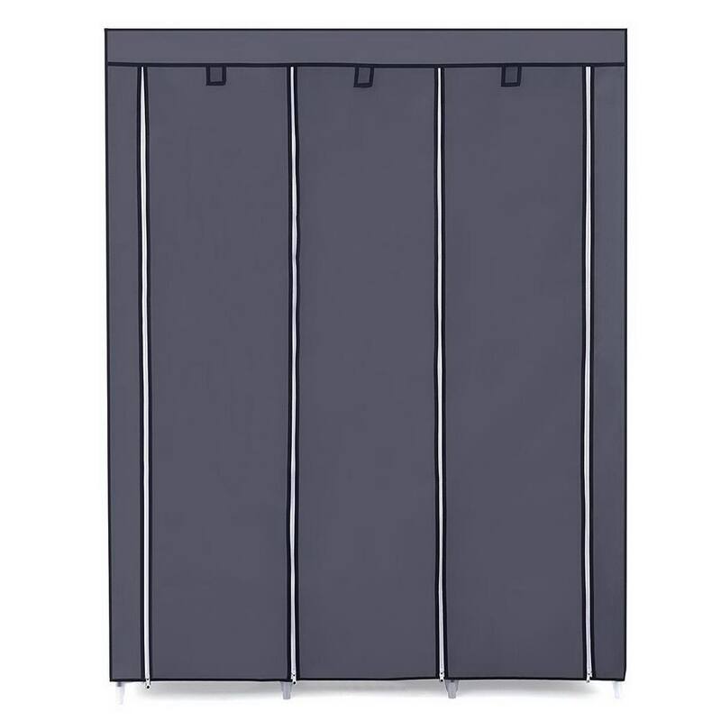 4 Tier 67" Portable Closet Organizer Wardrobe Clothes Storage Organizer