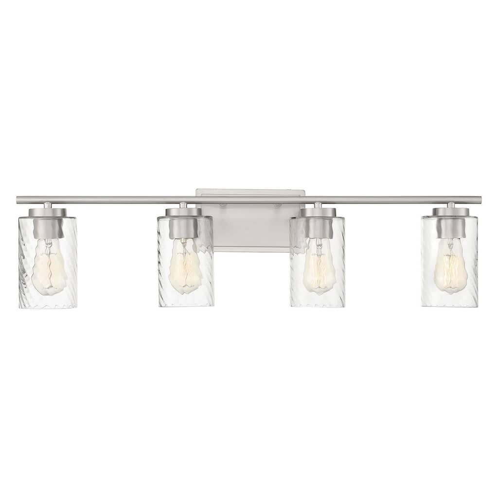 Meridian M80039 4 Light 32" Wide Bathroom Vanity Light with Swirl