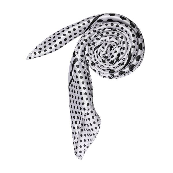 Shop Women S Stain Print Square Scarves Kerchief Neck Scarf White