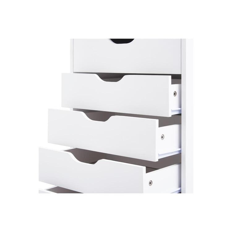 18.9 Wide, 9 Drawer Chest, Wood Storage Dresser Cabinet, Large Craft Storage Organizer Inbox Zero Color: Gray