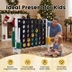 preview thumbnail 13 of 45, Costway Jumbo 4-to-Score 4 in A Row Board Game Set Outdoor Indoor Kids