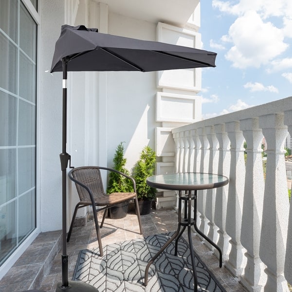 clearence sunbrella patio umbrellas 10' Round Sunbrella Black and White Cabana Stripe Outdoor Patio Umbrella with Black Metal Frame