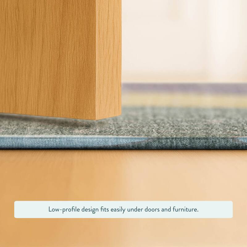 Machine Washable Indoor/ Outdoor Swirly Chantille Rug