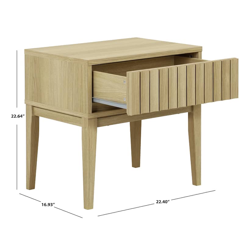 SAFAVIEH Home Fidia 1-Drawer Nightstand