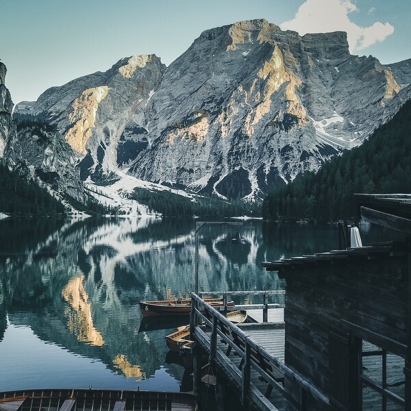 Nature Water Pier Photograph Art Print Wall Artwork Decor