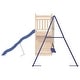 preview thumbnail 18 of 21, vidaXL Swing Set Outdoor Backyard Wooden Playground Equipment for Kids Age 3-8