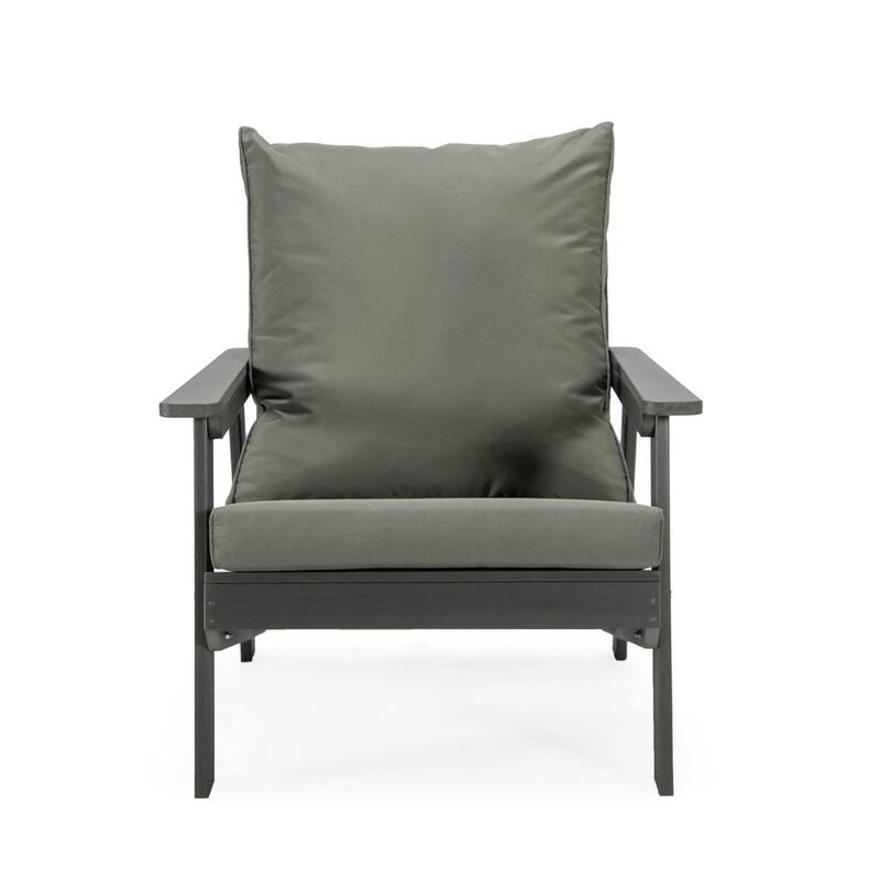 Alpine Modern Outdoor Upholstered Accent Chair - Lounge Armchair with Removable Cushions for Living Room