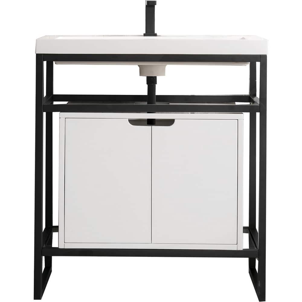 James Martin Vanities C105V31.5SCGWWG Boston 31-1/2" Rectangular