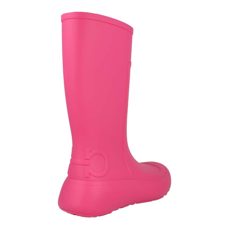 Ferragamo Gancini Logo Rain Boots