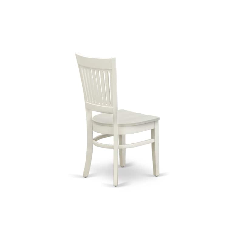 East West Furniture Vancouver Dining Room Chairs - Dining Chairs, Set of 2,(Finish & Seat Type Options)