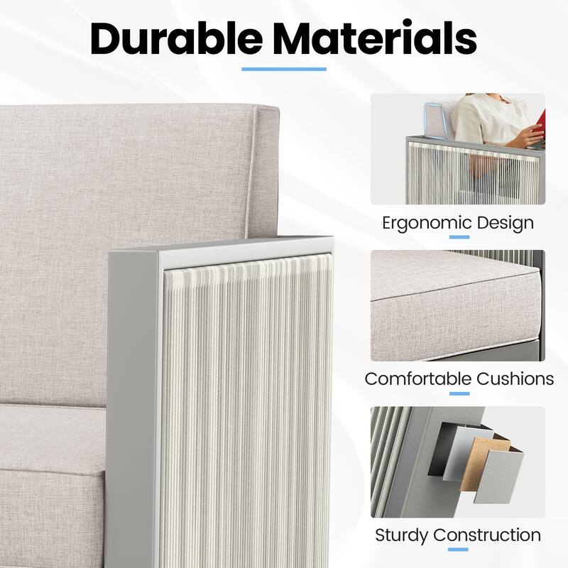 Outdoor Wicker Rattan Arm Chair with Cushion