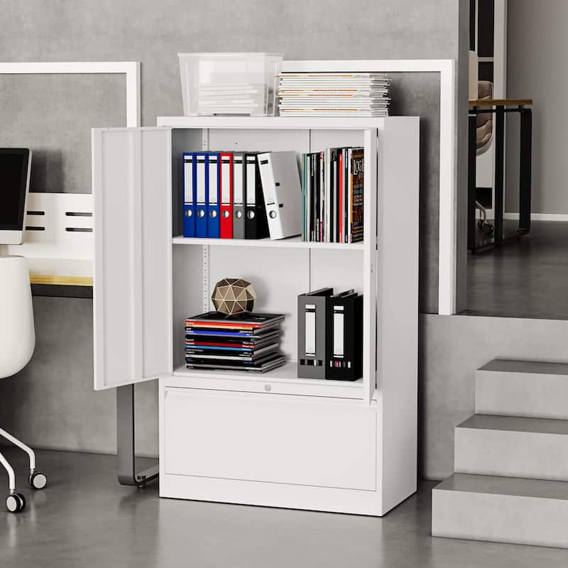 Modern File Cabinets for Home Office with Drawers - N/A