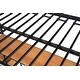 preview thumbnail 14 of 13, Black Twin Size Metal Loft Bed with Table, Shelves, Heavy-duty Sturdy Metal, Built-in Table, Safety Guardrail