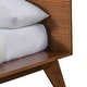 preview thumbnail 16 of 17, Furniture of America Beau Midcentury 3-Piece Walnut Low Profile Wood Bedroom Set