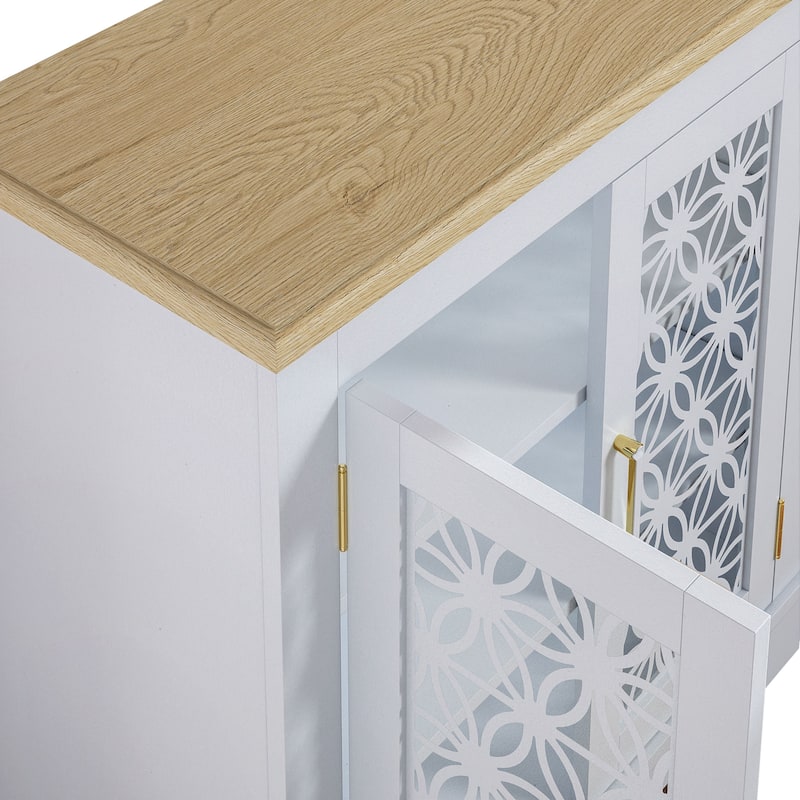 31 in. 2-Door Accent Storage Buffet Cabinet Sideboard - 31" in Width