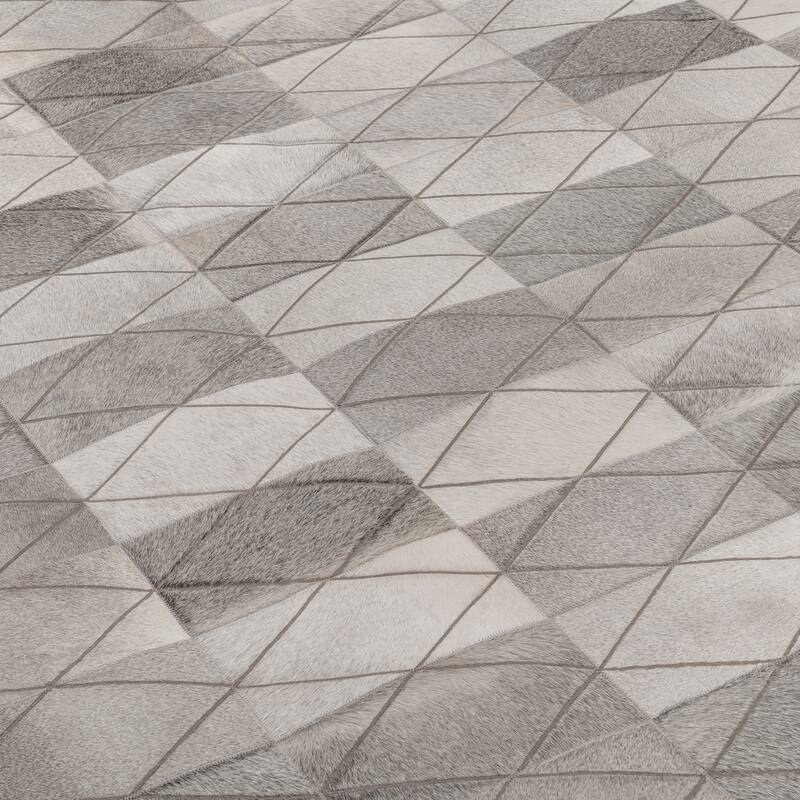 Ben Soleimani Arlequin Hide and Viscose Hand Woven Rug