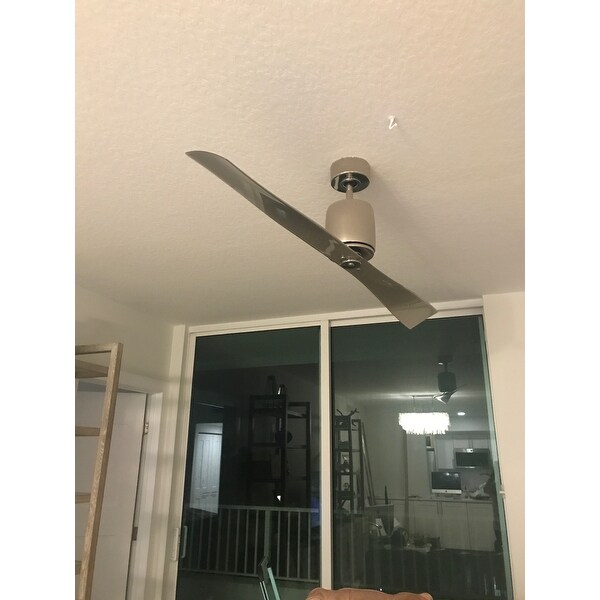 60-inch Polished Nickel Ceiling Fan 