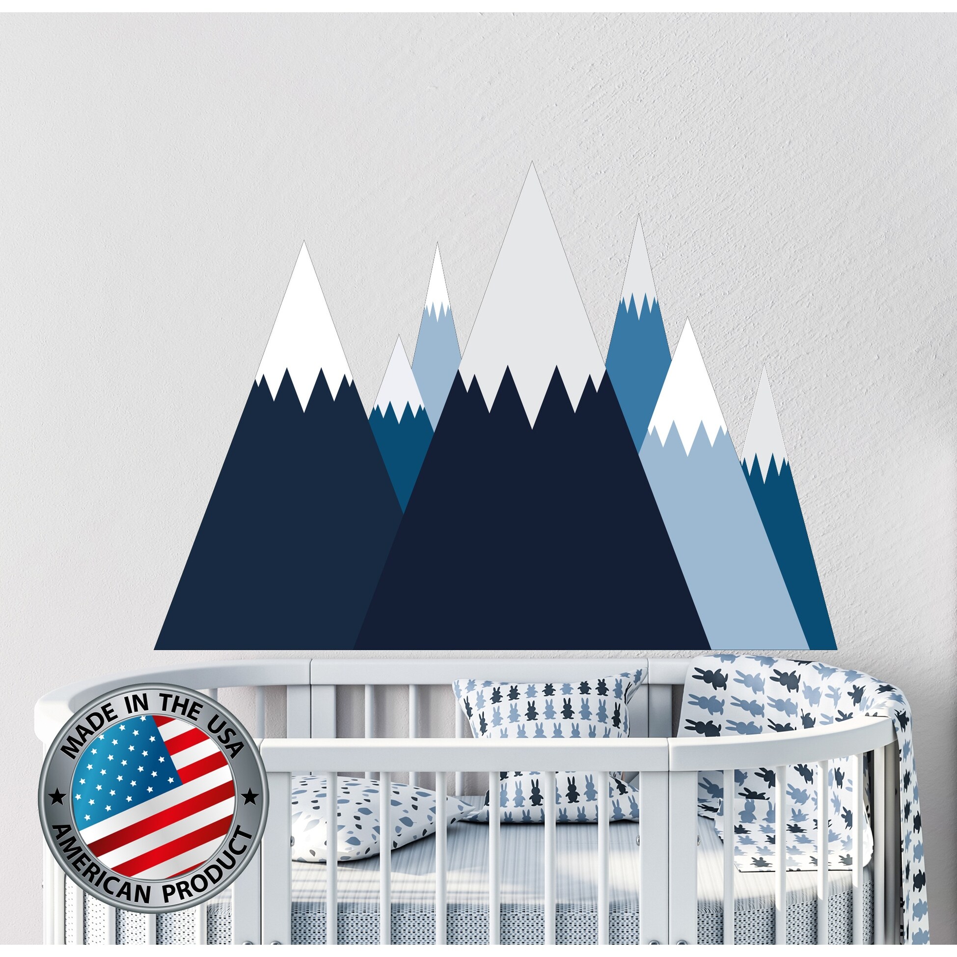 Shop Blue Mountain Wall Decal Mural Overstock 31508245