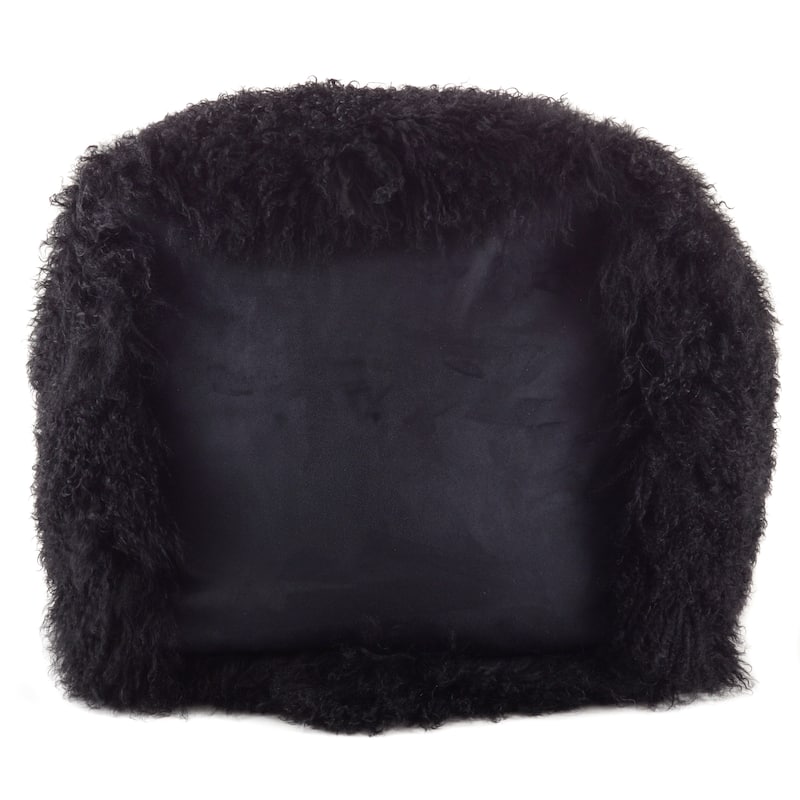 Mongolian Lamb Wool Pouf