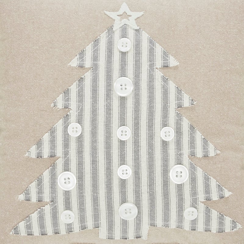 Grace Applique Tree Pillow 12x12