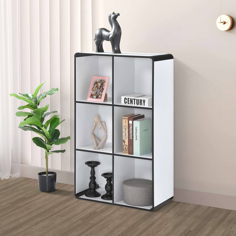 Open Bookcase - White