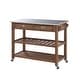 preview thumbnail 24 of 23, Firebranch Wire-brush Kitchen Cart