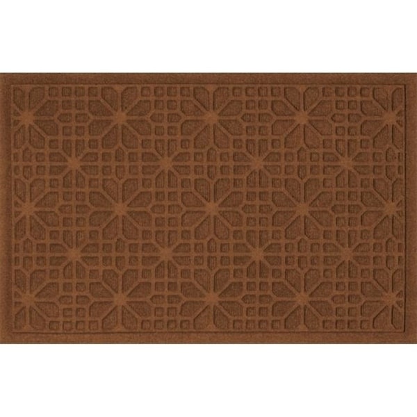 707520023 Water Guard Stained Glass Mat in Dark Brown - 2 ft. x 3 ft.