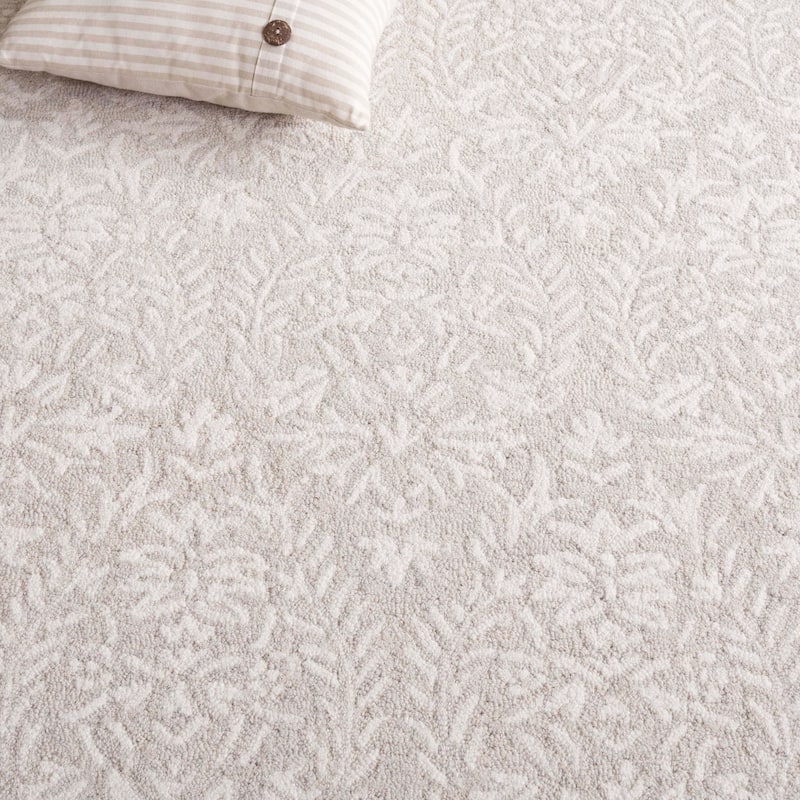 SAFAVIEH Handmade Ebony Lelioara Modern & Contemporary Wool Rug