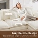 preview thumbnail 7 of 109, Modular Cloud Chenille Sectional Sofa with Ottomans, Deep Seat Convertible L-Shaped or U-Shaped Couch
