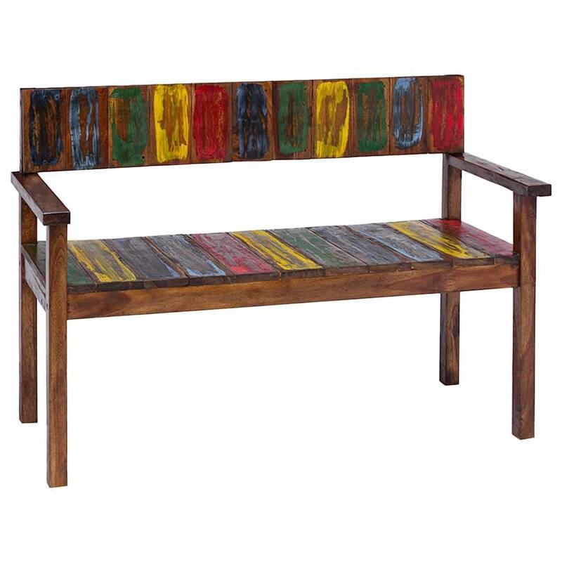 vidaXL Dining Chairs Accent Side Chair Reclaimed Wood Solid Reclaimed Wood - 17.7" x 17.7" x 33.5" - Set of 4