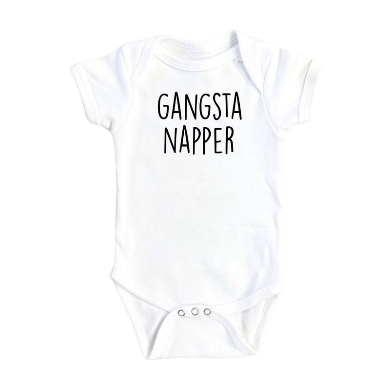 Aunt Napper - Baby Boy Girl Clothes Infant Bodysuit Funny Cute Newborn - White - 6-9M