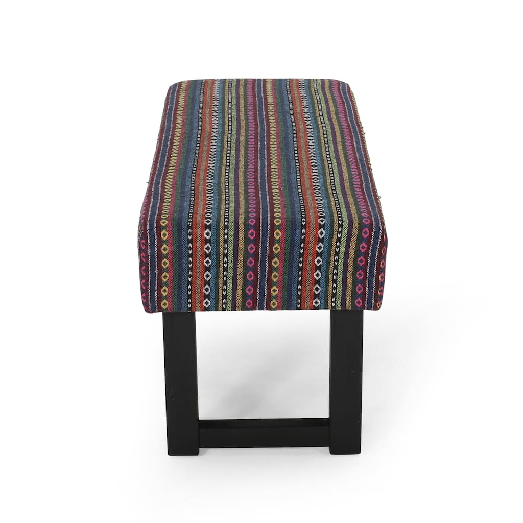 Ashford Boho Fabric Bench by Christopher Knight Home