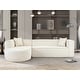 preview thumbnail 32 of 41, Roomfitters Modern Sectional Sofa with Curved Design, Luxurious Chenille Fabric, Two Throw Pillows, L-Shaped Modular Couch