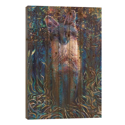 Equinox Print On Wood by Iris Scott - Multi-Color